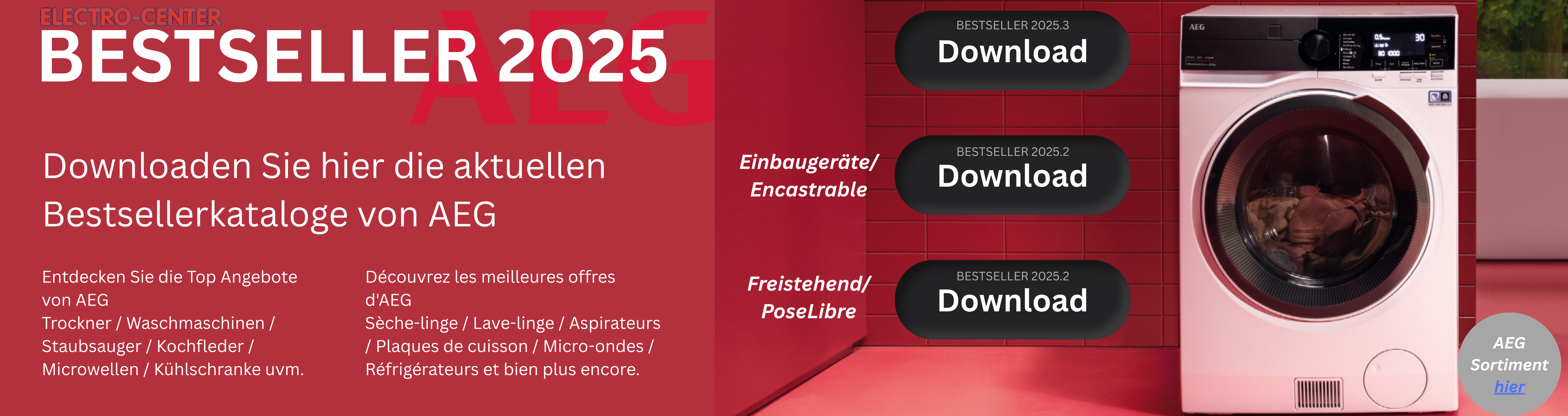 Bestsellerkatalog 2025 AEG