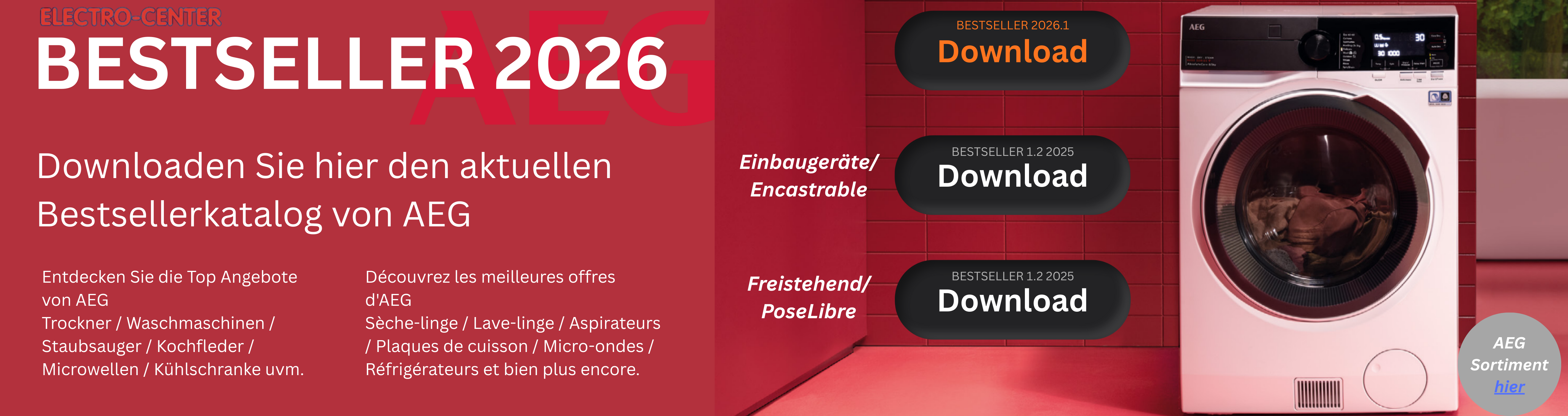 Bestsellerkatalog AEG