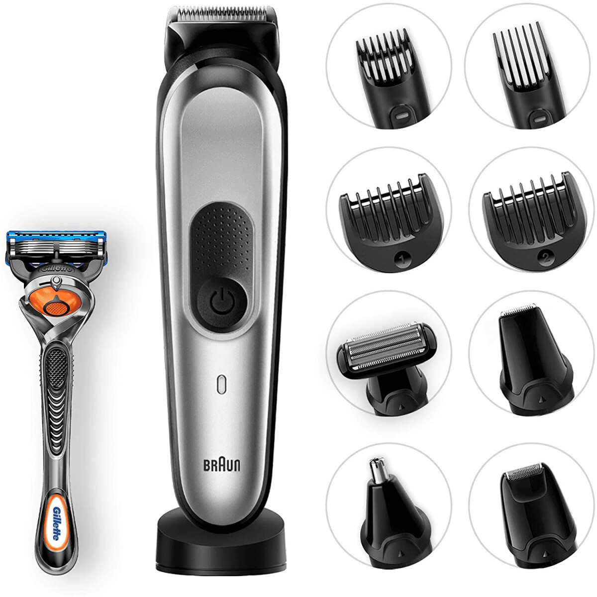Braun MGK7020 Barttrimmer und Haarschneider, Körper