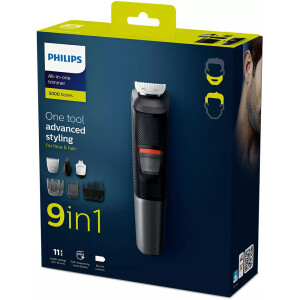 Philips MG5720/15 Multigroom series 5000 9-in-1, für Gesicht und Haare