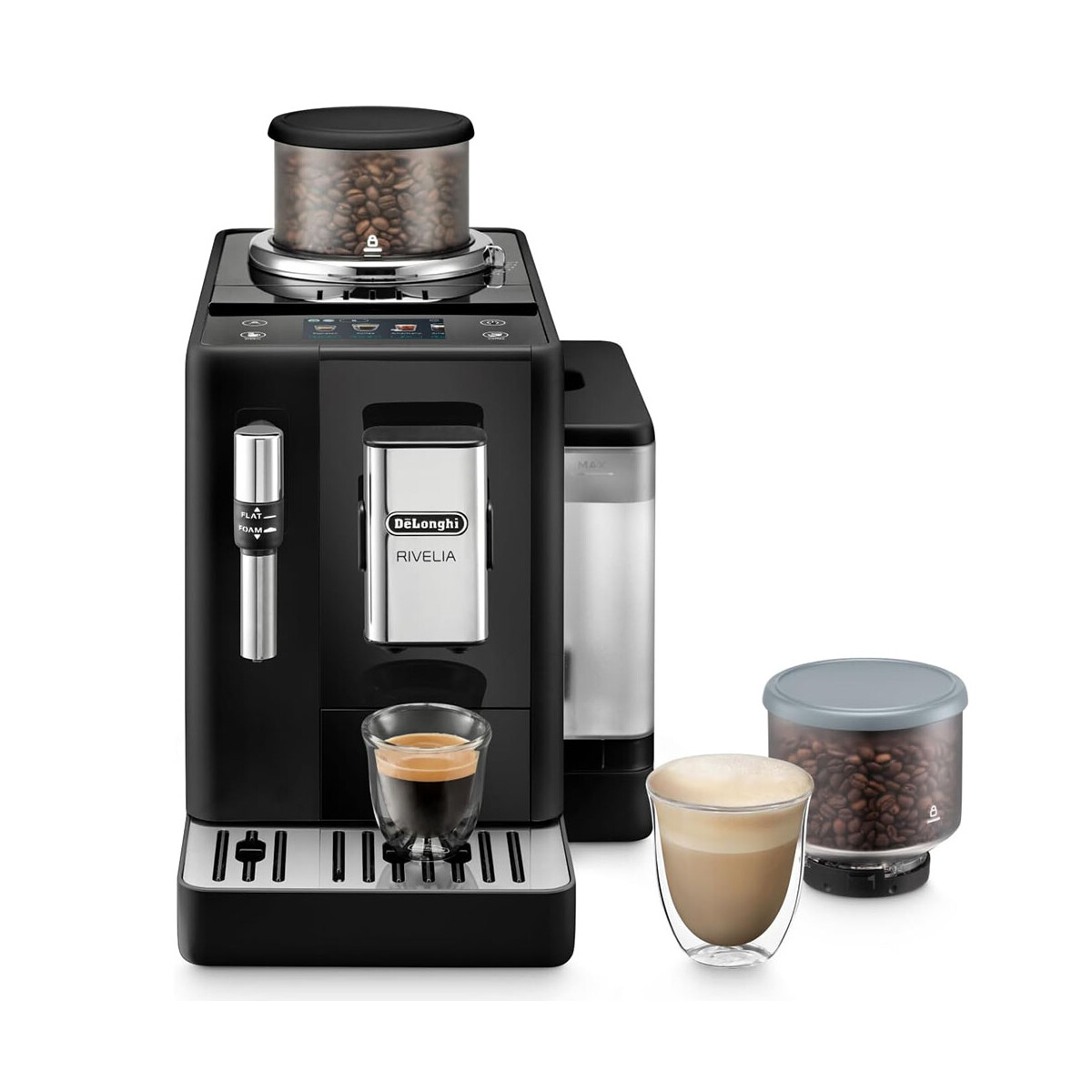 Delonghi Rivelia EXAM440.35.B, Kaffeevollautomat mit...