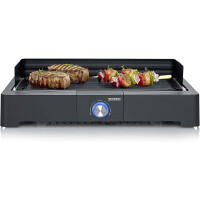 Severin PG 8562 Table Grill – 2 200 W Edelstahl, Therm