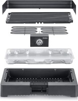 Severin PG 8562 Table Grill – 2 200 W Edelstahl, Therm