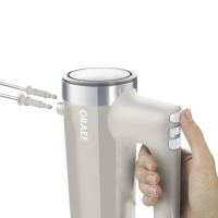 Graef HM508EU Handmixer – 600 W Power, 7 Stufen + Turb