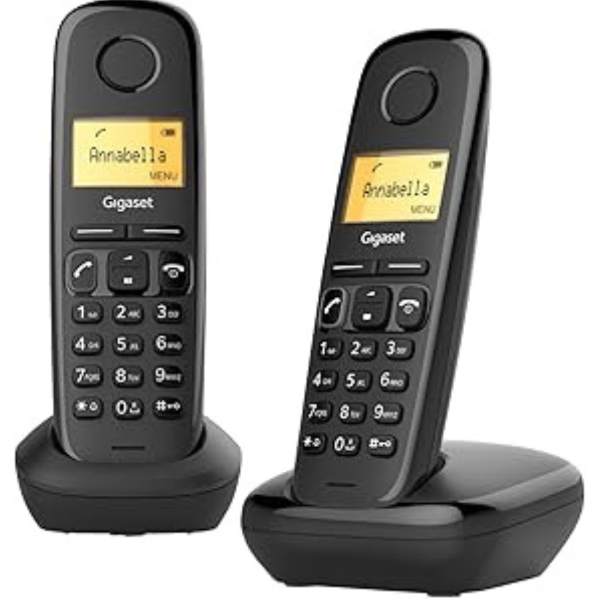 Gigaset A170 DUO Schnurlostelefon – Schwarz, 2...