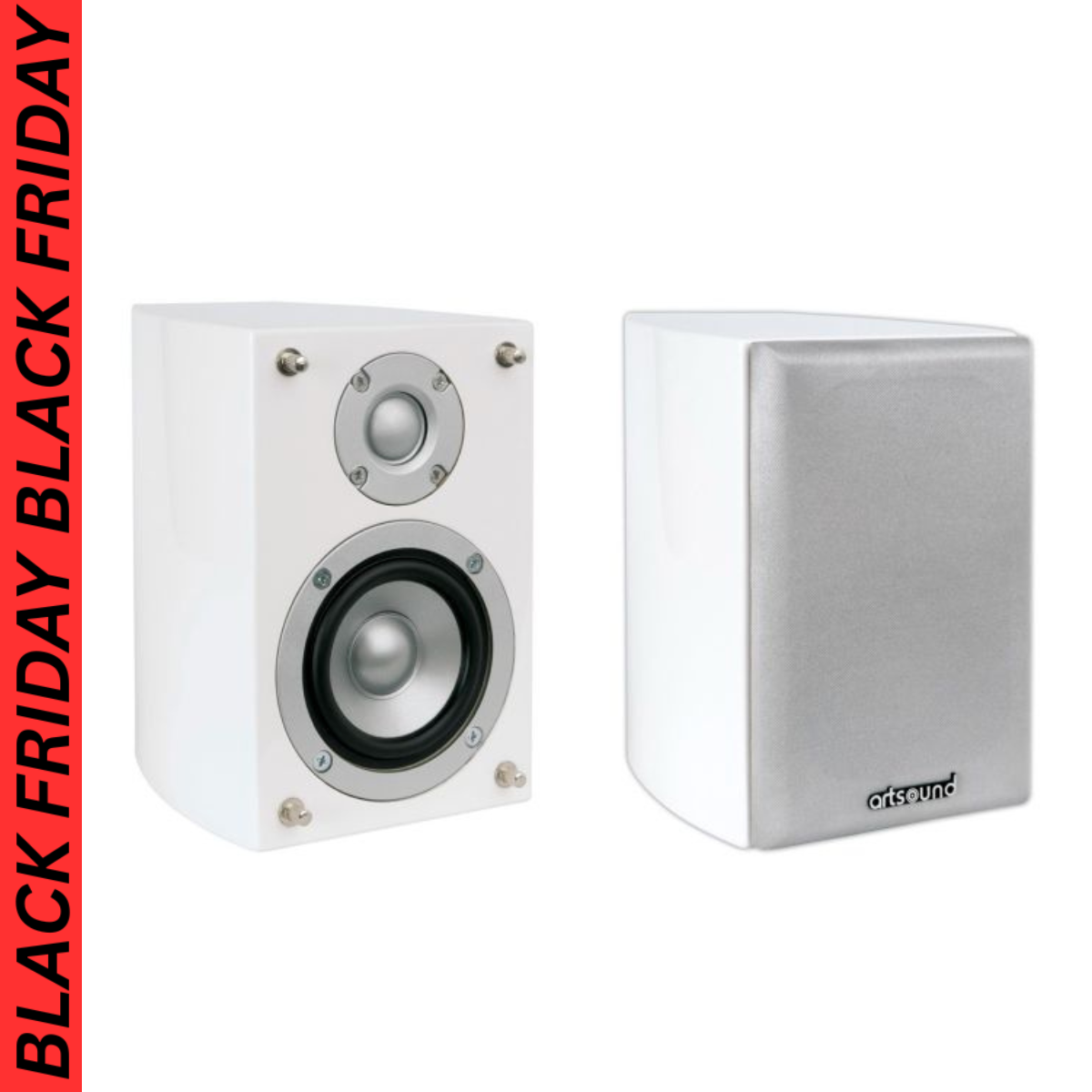 Artsound AS 350 – Kompaktlautsprecher Box 60 W,...