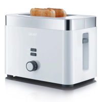 Graef TO61EU Toaster – 2-Scheiben, Edelstahl, 6 Br&aum