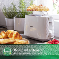 Philips HD2581/00 Toaster – 2-Scheiben, 8 Bräunun