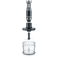 Graef HB502EU Stabmixer – 800 W, Edelstahl-Mixfu&szlig