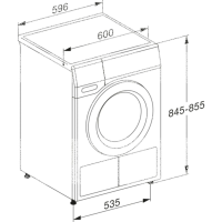 Miele TEB645WP EcoSpeed & 8kg – Wärmepumpentr