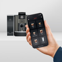 Jura W4 Kaffeevollautomat Dark Inox 15542 Profi Kaffeemaschi