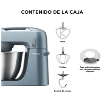 Kenwood Go KZM35.000GY Küchenmaschine Blau 5L Edelstahl