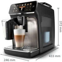 Philips EP5447/90 LatteGo Kaffeevollautomat Black Chrome 150