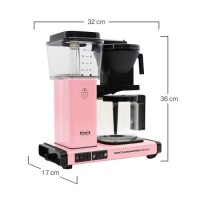 Moccamaster KBG Select 53989 Filterkaffeemaschine Pink 1,25L