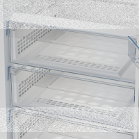 Beko RFNE448E55W Stand-Gefrierschrank NoFrost 404L Wei&szlig