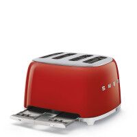 Smeg TSF03RDEU 4-Schlitz-Toaster 50’s Style – Ro
