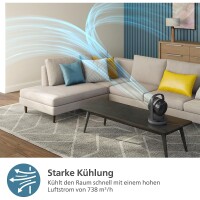 Philips CX3050/01 3000 Series Tischventilator mit automatisc