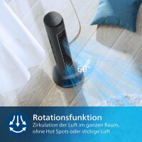 Philips CX5535/11 5000 Series Turmventilator mit Fernbedienu