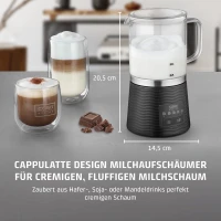 ASO CappuLatte 1661 Milchaufschäumer mit Glasbehäl