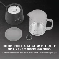 ASO CappuLatte 1661 Milchaufschäumer mit Glasbehäl