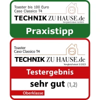 CASO Classico T4 Toaster für 4 Scheiben Edelstahl 1400 