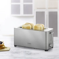 CASO Classico T4 Toaster für 4 Scheiben Edelstahl 1400 