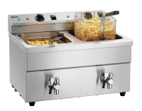 Bartscher Induktions-Fritteuse 2 x 8 Liter Plus 1