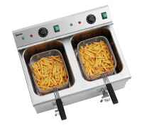 Bartscher Induktions-Fritteuse 2 x 8 Liter Plus 3