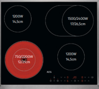 AEG Table de cuisson vitrocéramique 3000 Radiant Hob 