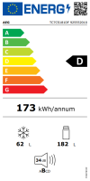 AEG Einbau-Kühl-Gefrierkombination 7000 GreenZone 1780 