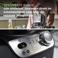 Kenwood FDM72.990BK Multipro XL Weigh + Food Processor und B