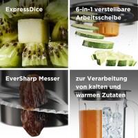 Kenwood FDM72.990BK Multipro XL Weigh + Food Processor und B
