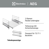 AEG TR2LV FlexiRunners Teleskopauszug für AEG Back&ouml