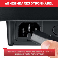 Tefal RE458812 Raclette Inox&Design für 10 Personen 1350Watt