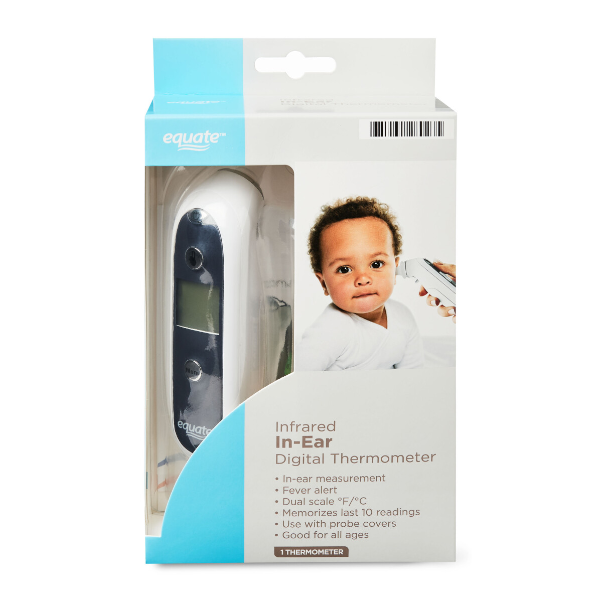 Equate 401324 Infrarot-In-Ear-Digitalthermometer