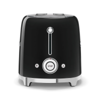 Smeg TSF01BLEU 50`s RETRO STYLE 2-SCHLITZ-TOASTER KOMPAKT, SCHWARZ