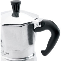 Bialetti 0001164/OC Moka Express 4 Tassen Espressokocher - Silber
