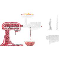 Kitchenaid 5KSM2FPPC Küchenmaschinenzubehör-Set 4