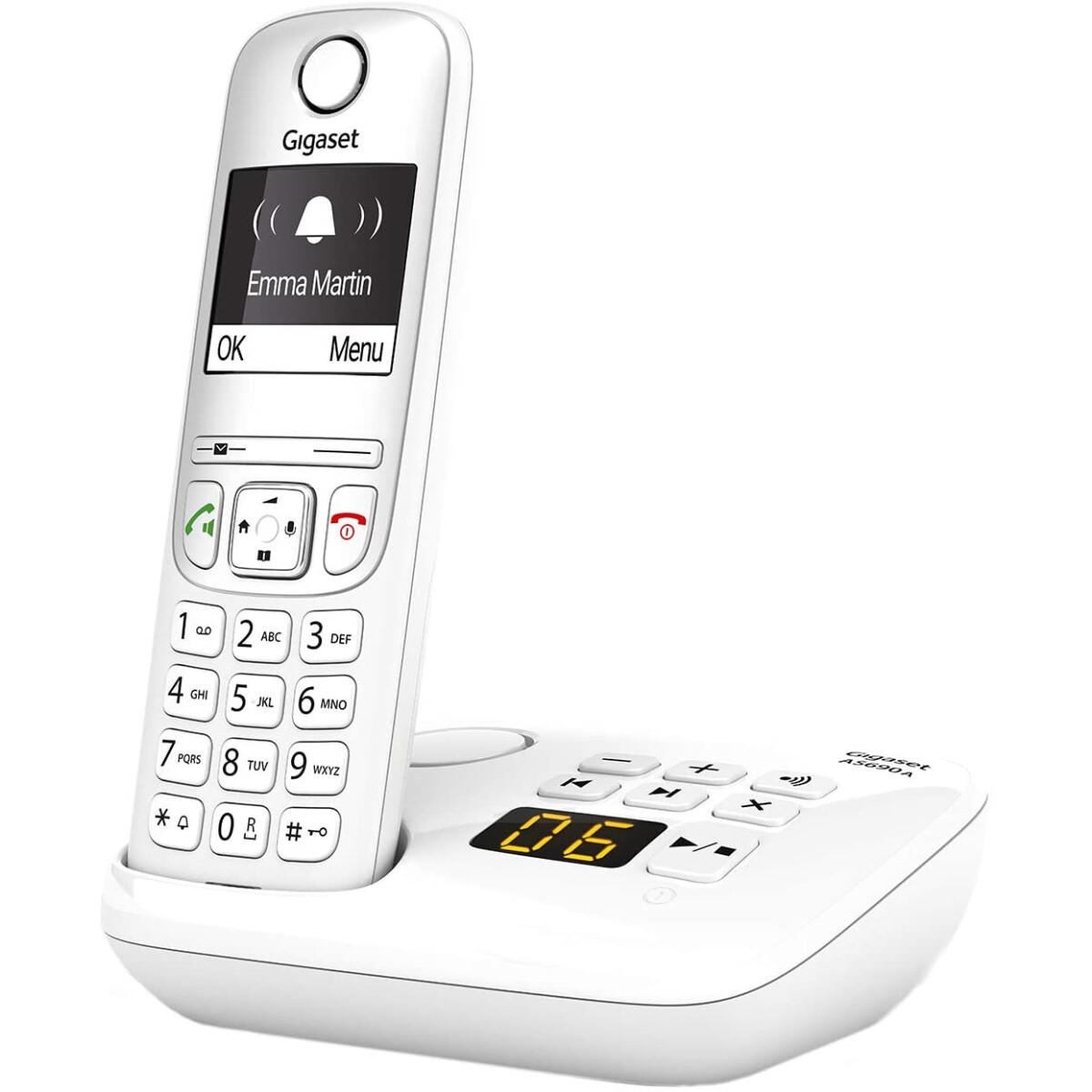Gigaset AS690TRIO kabelloses Telefon weiss