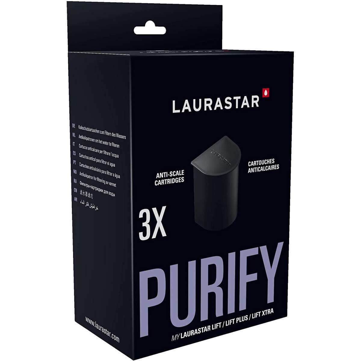 Laurastar 6067830750 Kalkschutzkartuschen - LIFT - 3er Set