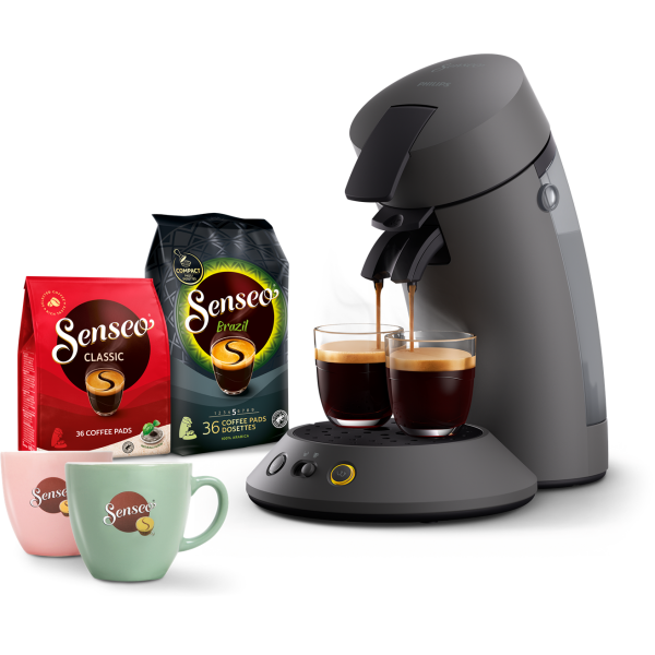 Philips CSA210/50 SENSEO® Original Plus Kaffeepadmaschine schwarz