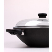 SKK WOK-Pfanne mit Glas-Deckel Serie 7 32cm
