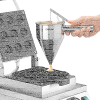 Bartscher Waffeleisen MDI Donut 900 Art.-Nr.: 370274 5