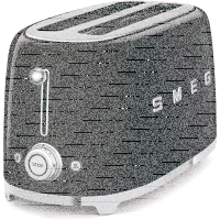 Smeg TSF02BLEU 50s Retro Style, 2-SCHLITZ-TOASTER, LANG, SCH