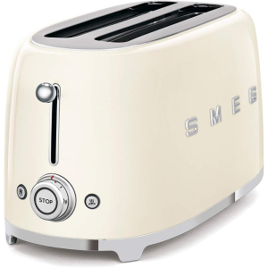 Smeg TSF02CREU 50s Retro Style, 2-SCHLITZ-TOASTER, LANG, CREME