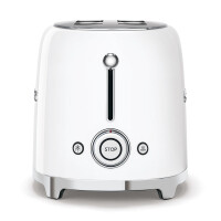 Smeg TSF02WHEU 50s Retro Style, 2-SCHLITZ-TOASTER, LANG, WEI