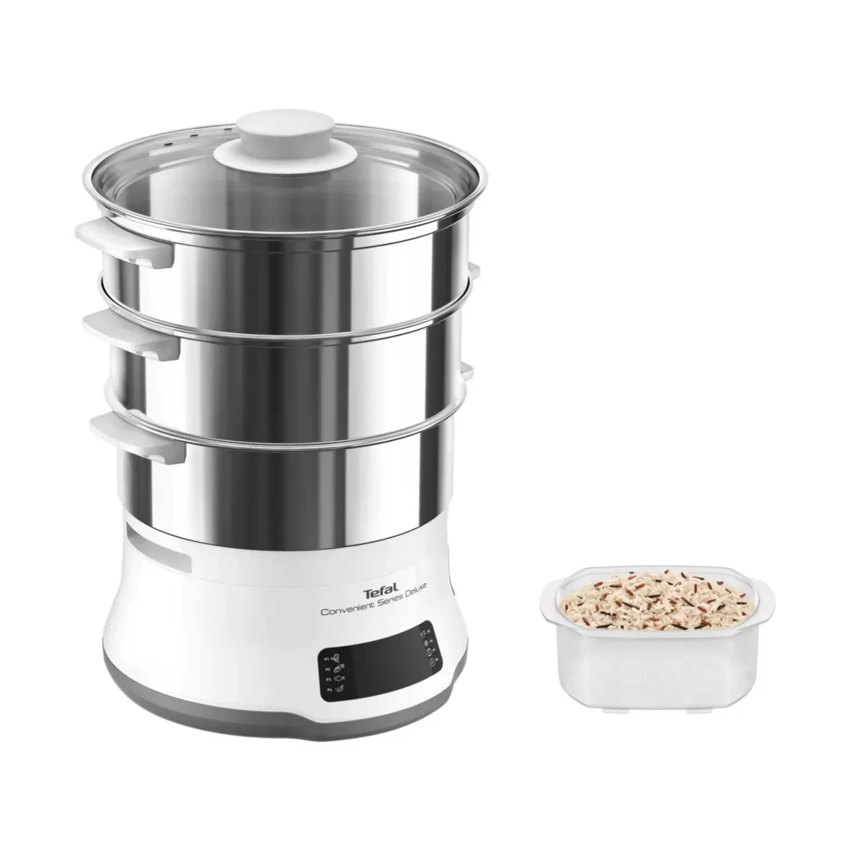 Tefal VC502D10 Convenient Series Deluxe Dampfgarer 3...