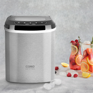 CASO 3301 IceMaster Pro - Design Eiswürfelbereiter, produziert ca. 500 g Eiswürfel/ h, Eiswürfelbereitung in 6 - 13 Min, Wassertankvolumen 2,2 L , automatische Abschaltung, Wasserstandsanzeige