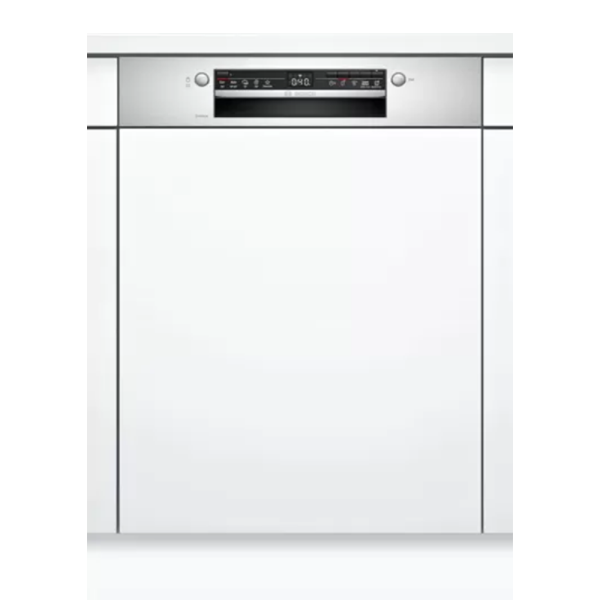 Bosch SMI2ITS33E Serie 2 Smarter Geschirrspüler integriert, 60 cm breit, Besteckkorb, Extra Trocknen auf Knopfdruck, AquaStop Schutz gegen Wasserschäden, EcoSilence Drive leiser und effizienter Motor [Energieklasse E]