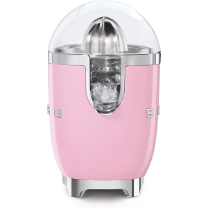 Smeg CJF01PKEU Zitruspresse, Edelstahl, Pastellrosa